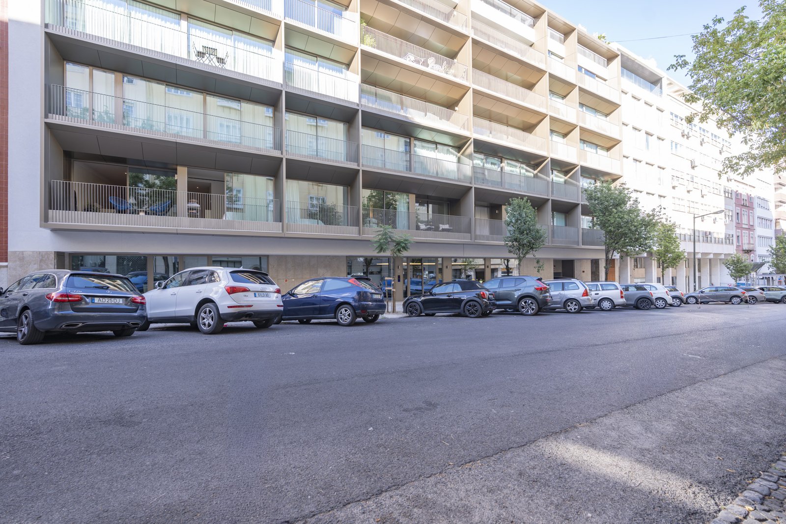 Fachada lateral do edifício